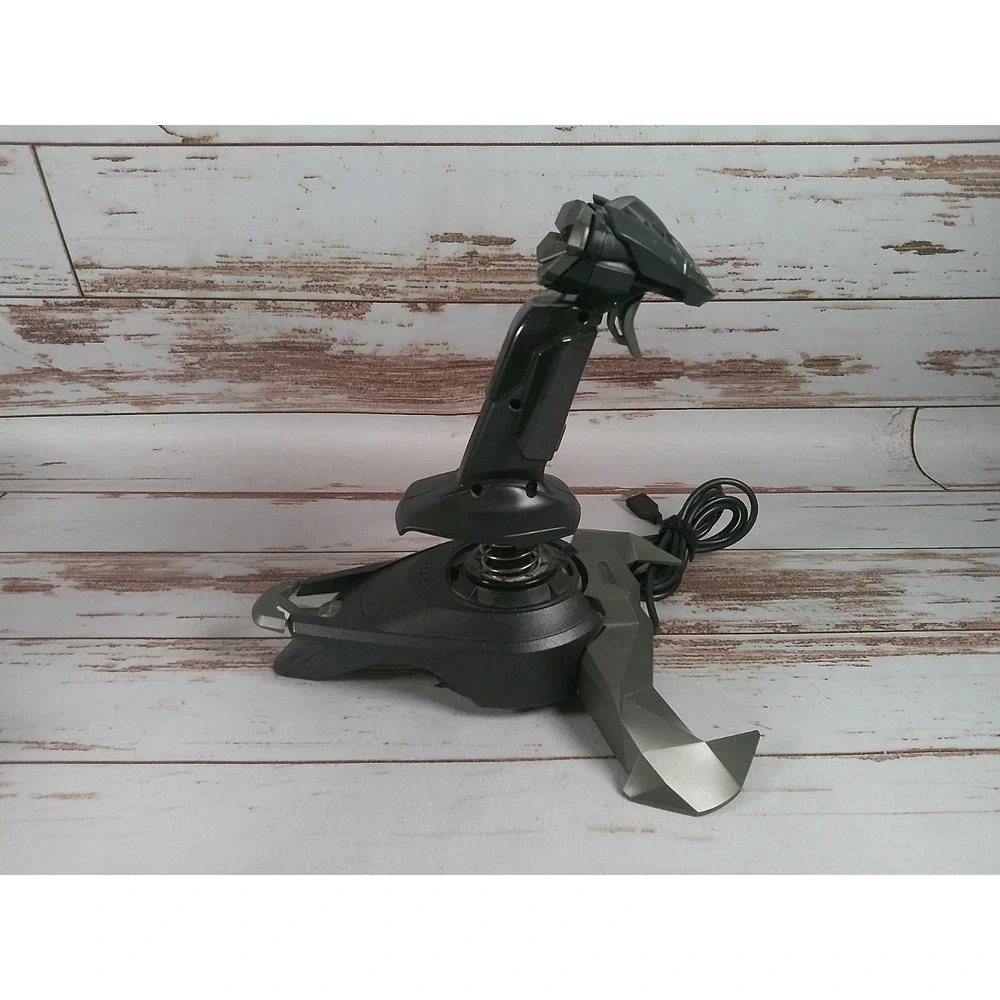 Saitek Cyborg V.1 USB PC Flight Simulator Stick Joystick Controller Used